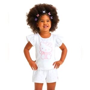 NWT Hello Kitty White and Pink Toddler Set - 5T